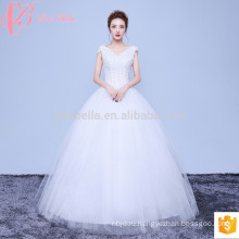 appliues кружева бисероплетение рукавов милая бальное платье плюс Размер свадебное платье алибаба